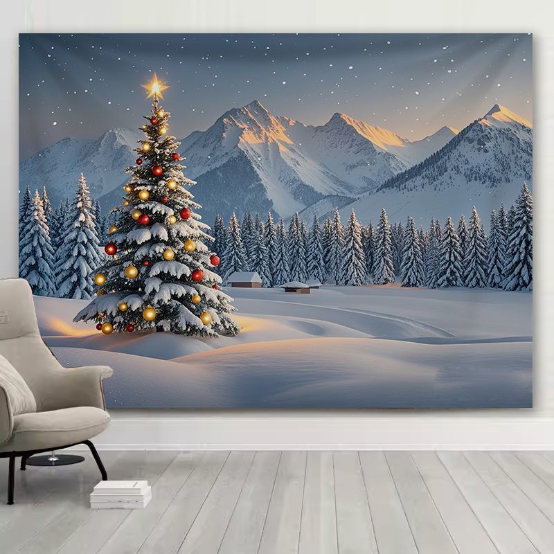 Christmas Tree Artificial - VIKAMA Arazzo da Parete con Albero