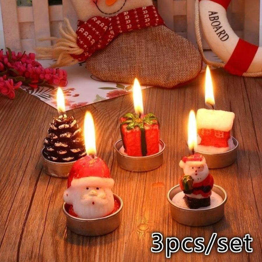 Set di 3 candele decorative na - Holiday Candle Set recensione e prezzo
