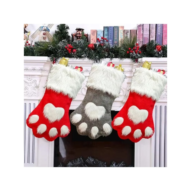 Calza di Natale in peluche a f - Christmas Stocking Hanging recensione e prezzo