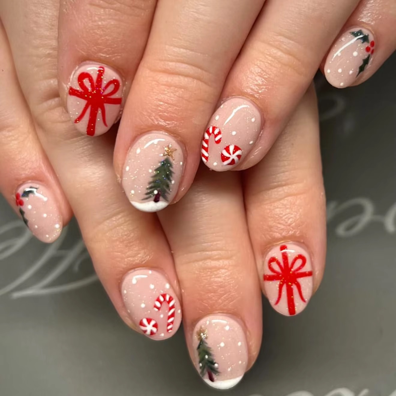Unghie finte adesive, corte e  - Christmas Tree Artificial recensione e prezzo